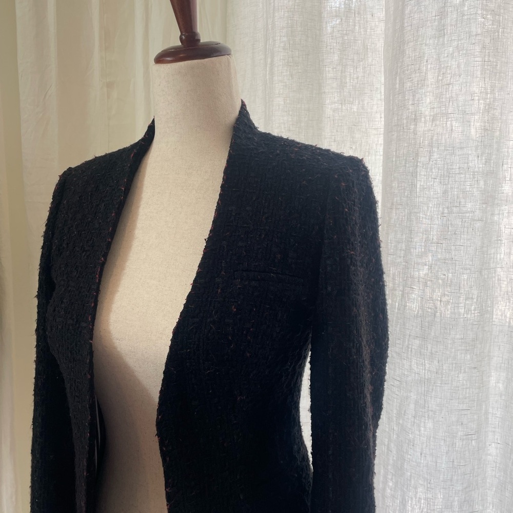 Guess by Marciano Textured Black Blazer